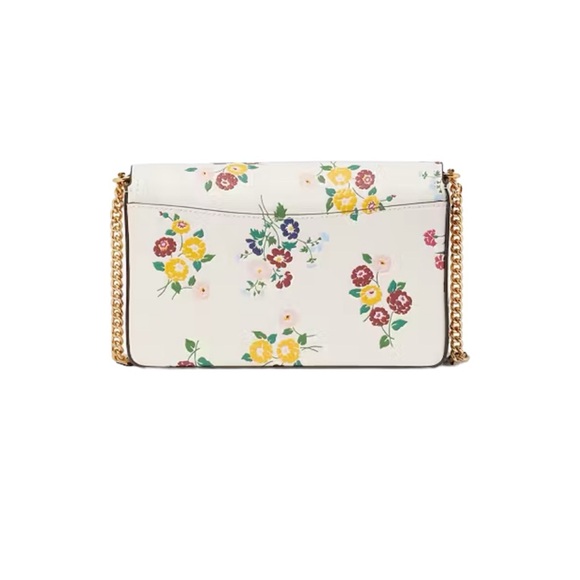 Kate Spade Morgan Bouquet Toss Embossed Flap Chain Bag - Picture 5 of 12